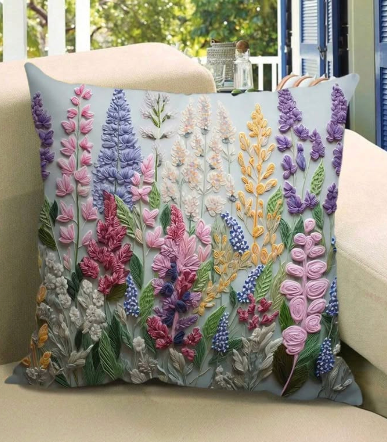 🌼 New Lovely Bohemian Floral Print Pillowcase Cover