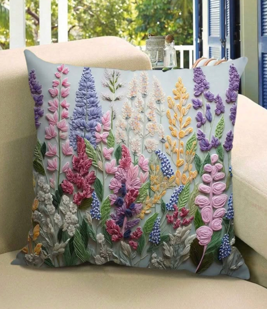 🌼 New Lovely Bohemian Floral Print Pillowcase Cover